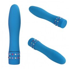 Diamond Princess Vibrator (Blue)-product of delhisextoystore