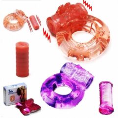 Cock Ring Vibrator 2pcs-product of delhisextoystore