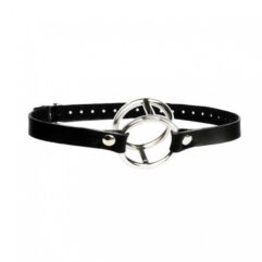 DOUBLE METAL RING GAG FOR HIM & HER-product ring gag-delhisextoystore