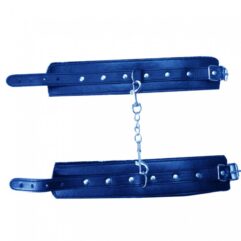 PREMIUM LEATHER NAUGHTY NURSE WRIST CUFFS BONDAGE GEAR-product wrist bdsm-delhisextoystore