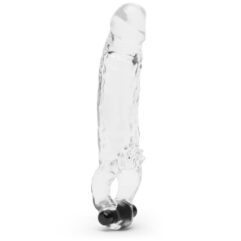 Vibrating penis Sleeve extension shealth Transparent-product of delhisextoystore