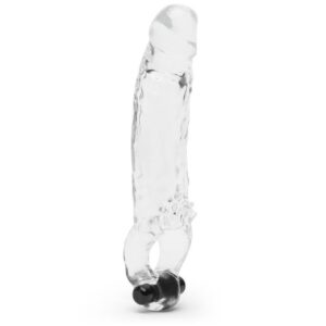 Vibrating penis Sleeve extension shealth Transparent-product of delhisextoystore