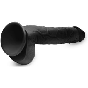 10 Inches Realistic Black suction dildo product of delhisextoystore